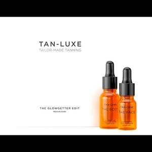 Tan luxxe self tanner and illuminating face drops